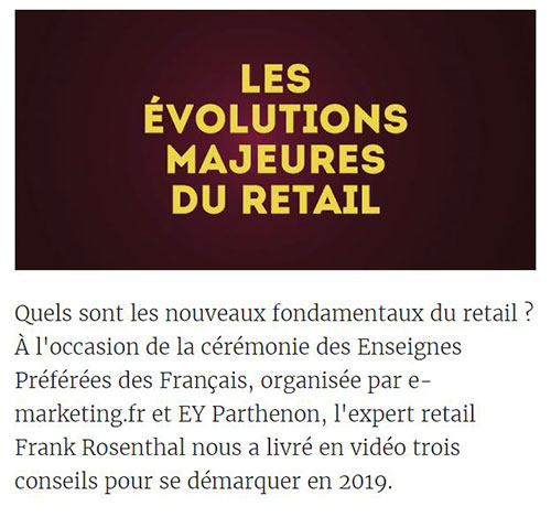 les evolutions majeures du retail